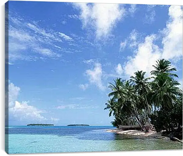 Постер на подрамнике - пляж