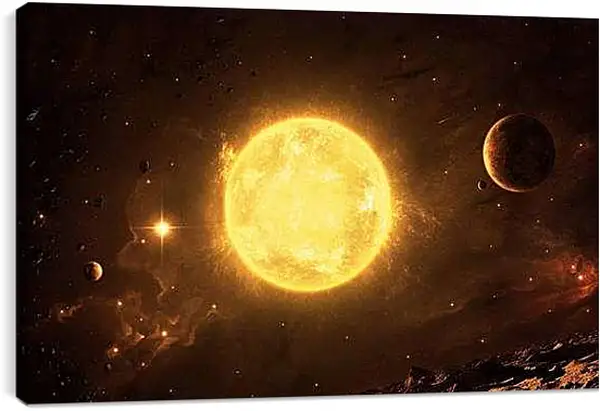 Постер на подрамнике - Космос