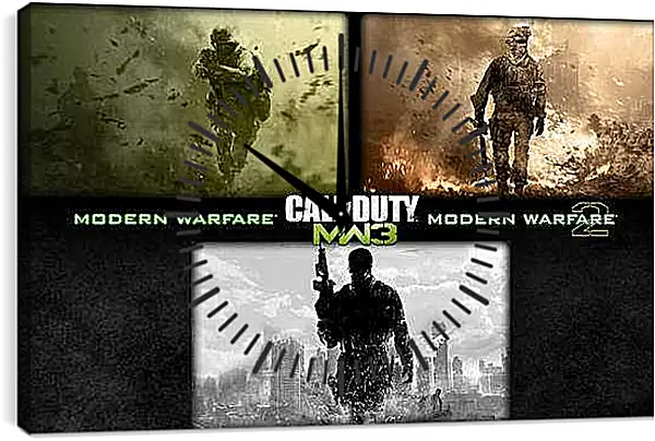 Часы картина - Call Of Duty