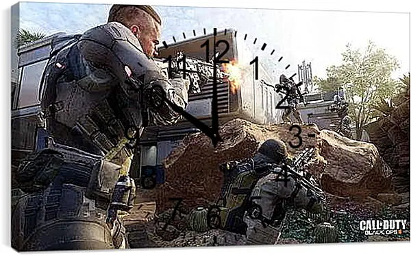 Часы картина - Call Of Duty: Black Ops III