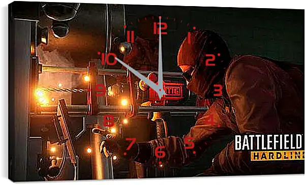 Часы картина - Battlefield: Hardline