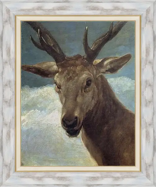 Картина в раме - Head of a Buck. Диего Веласкес