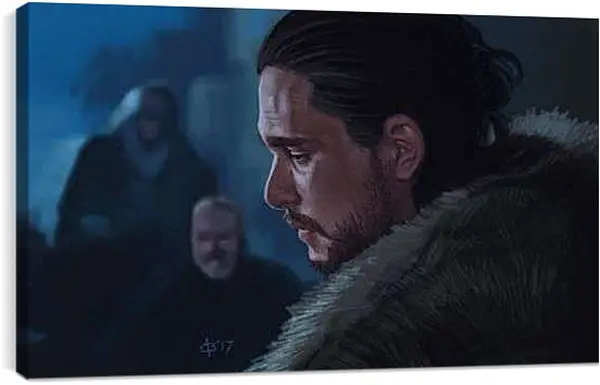 Постер на подрамнике - Джон Сноу