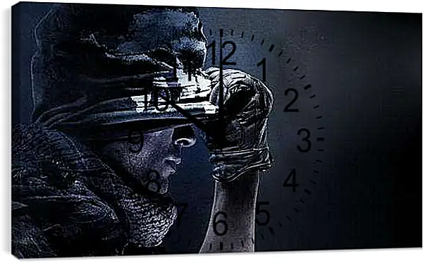 Часы картина - Call Of Duty: Ghosts
