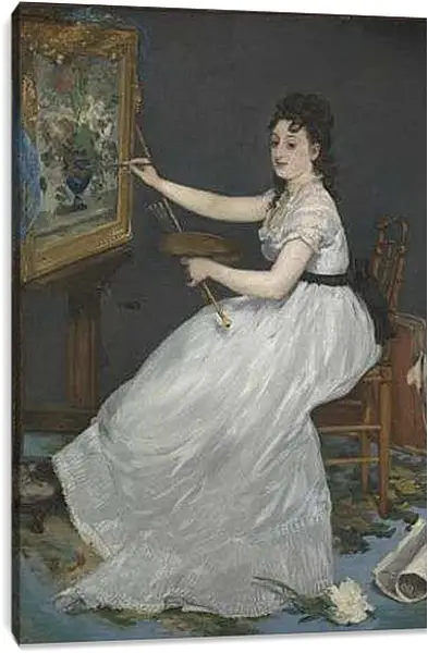 Постер на подрамнике - Eva Gonzales. Эдуард Мане