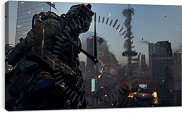 Часы картина - Call Of Duty: Advanced Warfare