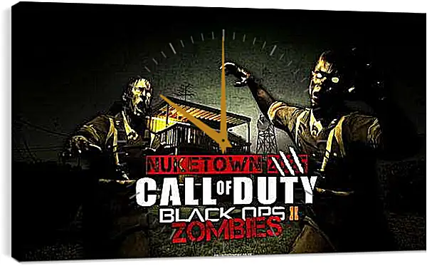 Часы картина - Call Of Duty: Black Ops II