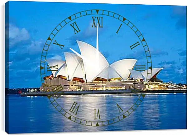Часы картина - Сиднейский оперный театр 4. Австралия