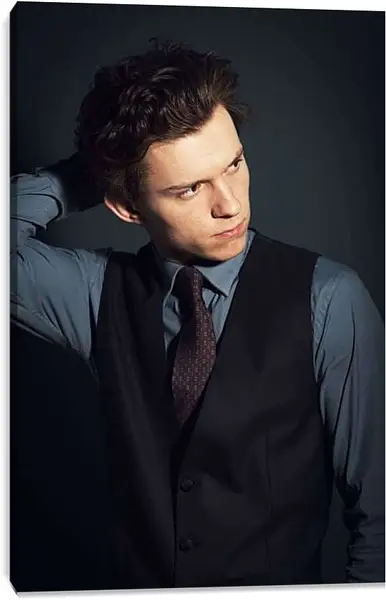 Постер на подрамнике - Том Холланд. Tom Holland