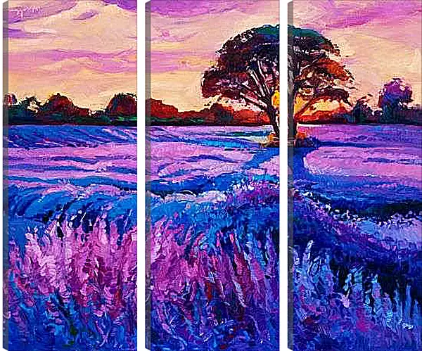 Модульная картина - Лаванда