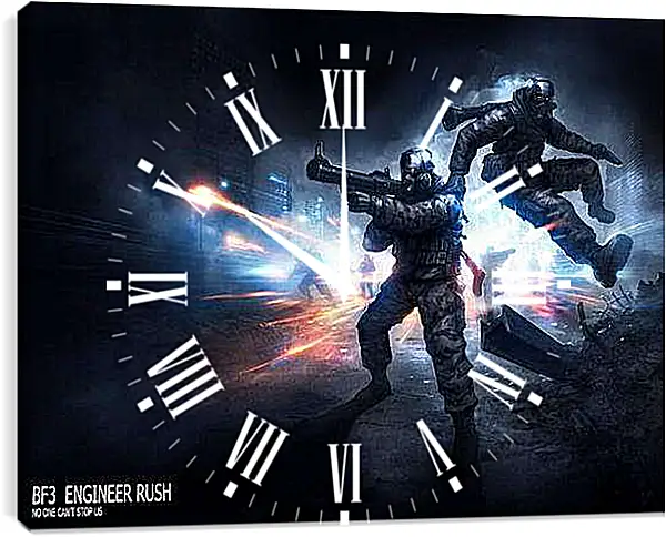 Часы картина - Battlefield 3