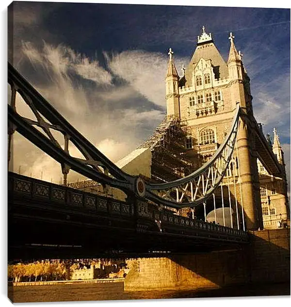 Постер на подрамнике - Тауэрский мост в Лондоне