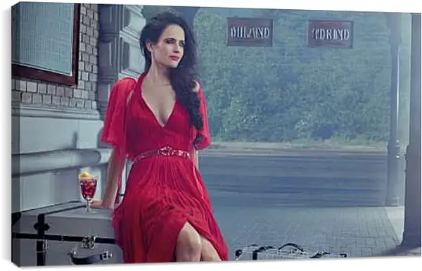 Постер на подрамнике - Ева Грин. Eva Green