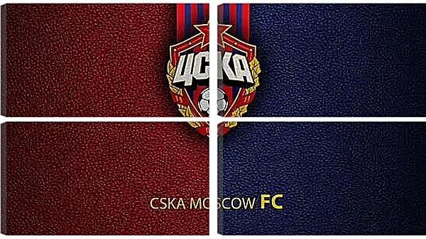 Модульная картина - Эмблема ФК ЦСКА Москва