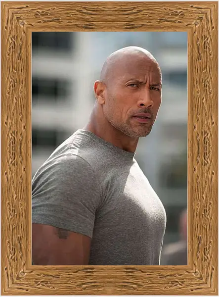 Картина в раме - Dwayne Douglas Johnson. Дуэйн Джонсон (Скала)