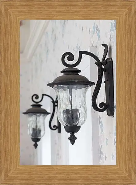 Картина в раме - Фонарики