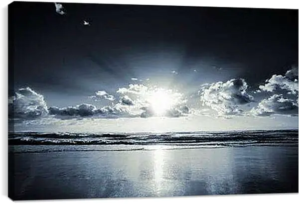 Постер на подрамнике - Восход солнца