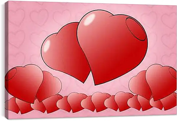 Постер на подрамнике - Любовь