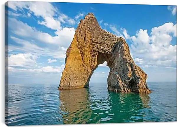 Постер на подрамнике - Скала Золотые Ворота. Крым