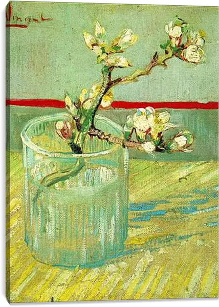 Постер на подрамнике - Mandelbluetenzweig. Винсент Ван Гог