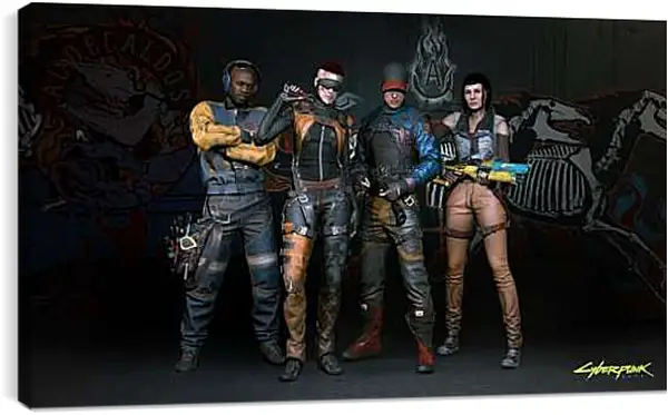 Постер на подрамнике - Cyberpunk 2077