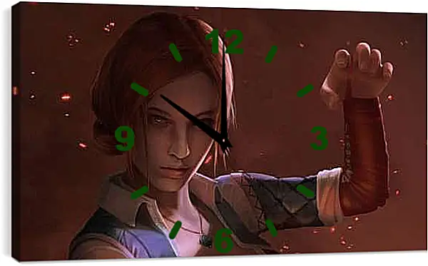 Часы картина - The Witcher (Ведьмак), красотка Трисс