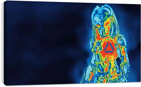 Постер на подрамнике - Глазами Хищника