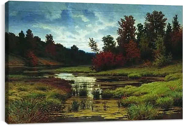 Постер на подрамнике - Осень. Ефим Волков