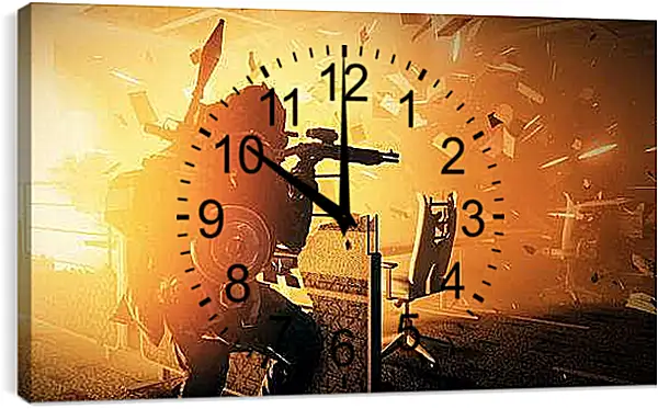 Часы картина - Battlefield 3