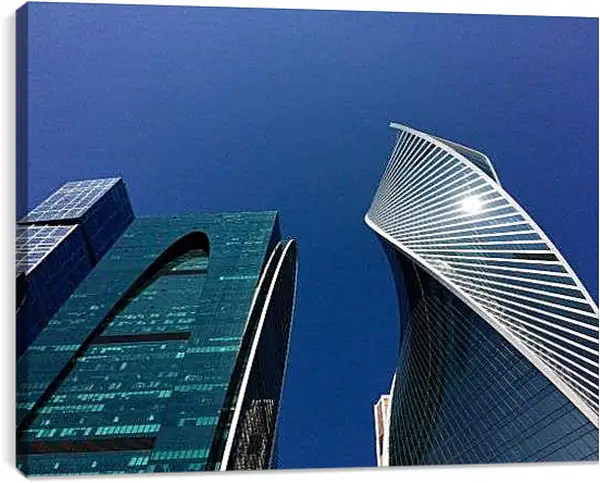 Постер на подрамнике - Москва Сити
