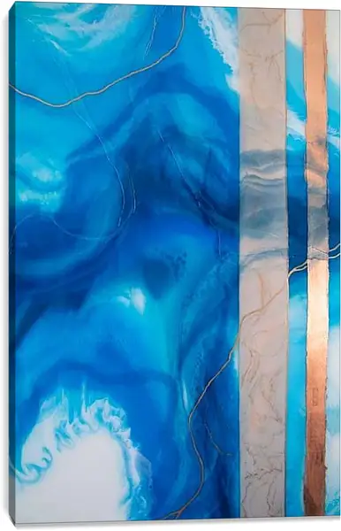 Постер на подрамнике - Abstraction ocean5. Mari Dein
