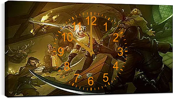 Часы картина - The Witcher 3: Wild Hunt