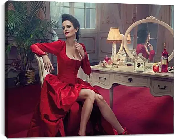 Постер на подрамнике - Ева Грин. Eva Green