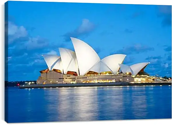Постер на подрамнике - Сиднейский оперный театр 4. Австралия