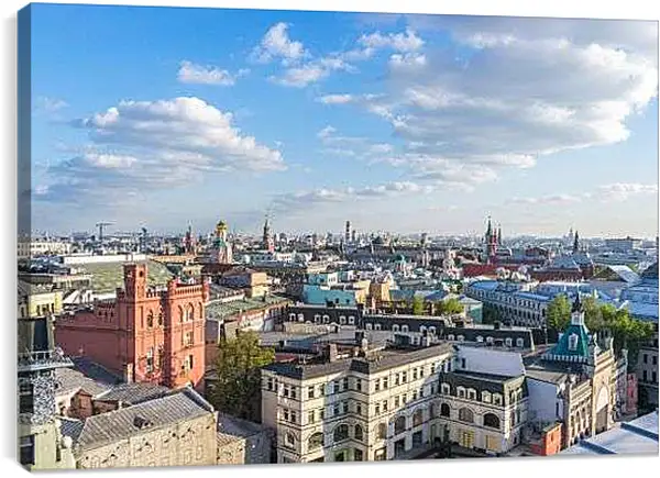 Постер на подрамнике - Солнечная Москва