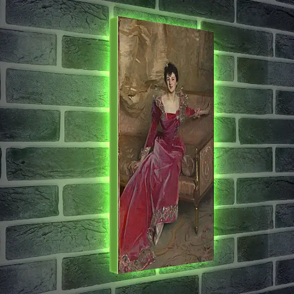 Лайтбокс световая панель - Mrs. Hugh Hammersley - Госпожа Хью Хэммерсли. Джон Сингер Сарджент