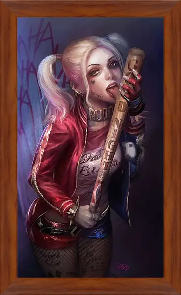Картина в раме - Харли Квинн (Harley Quinn)