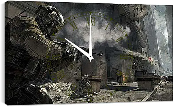 Часы картина - Call Of Duty