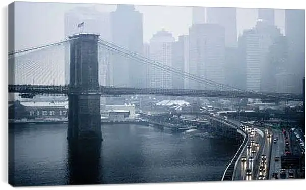 Постер на подрамнике - Туман