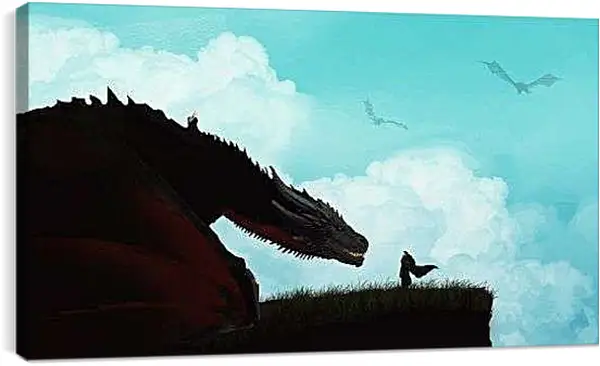 Постер на подрамнике - Встреча Игра престолов