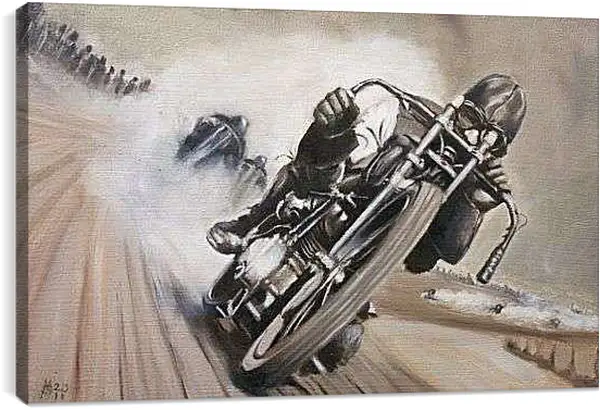 Постер на подрамнике - Первый спорт байк