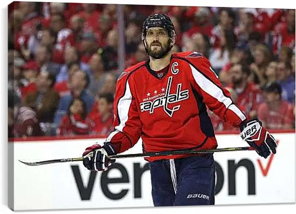 Постер на подрамнике - Александр Овечкин. Капитан Вашингтон Кэпиталз.