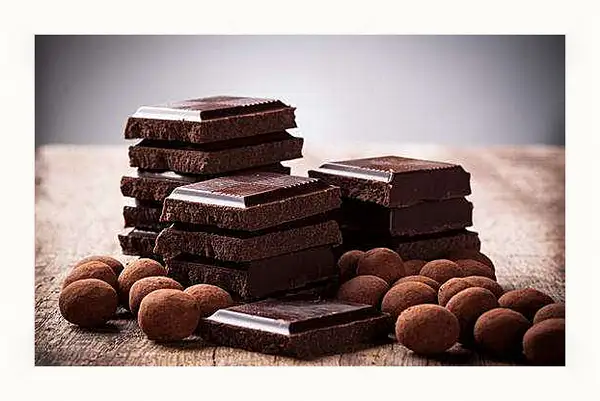 Картина в раме - Шоколад. Шоколадное искушение.