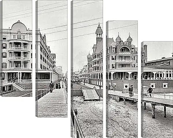 Модульная картина - Америка в начале 20 века