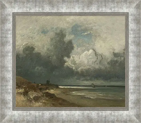 Картина в раме - Le Crotoy. Жюль Дюпре