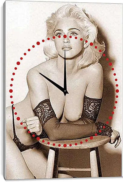 Часы картина - Madonna - Мадонна
