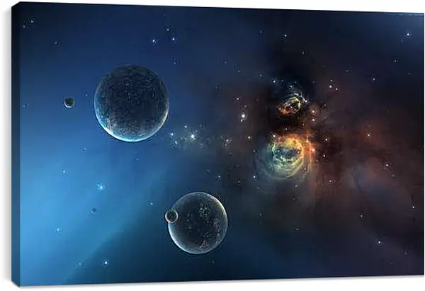 Постер на подрамнике - Космос