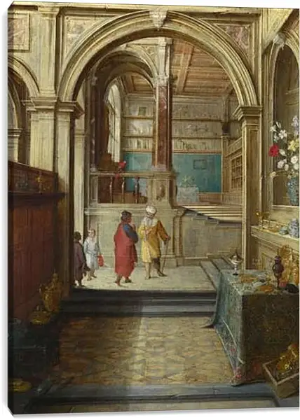 Постер на подрамнике - Croesus and Solon. Стенвейк Хармен Ван