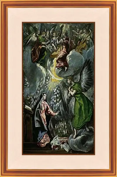 Картина в раме - Annunciation. Эль Греко