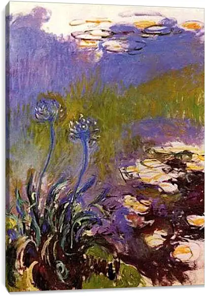 Постер на подрамнике - Blue Tuberosen. Клод Моне